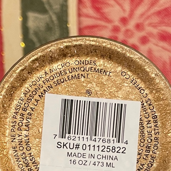 Starbucks ✨LIMITED EDITION✨ Black Glitter Gold Stainless Steel Tumbler - Picture 5 of 9